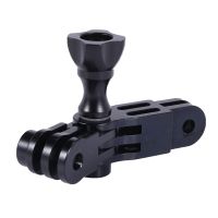 CNC Aluminium alloy Three-Way Pivot Arm Mount Adapter for GOPRO Hero 1 2 3 3+ 4 5 Session/Xiaomi Yi/SJ/GitUp Sport Camera