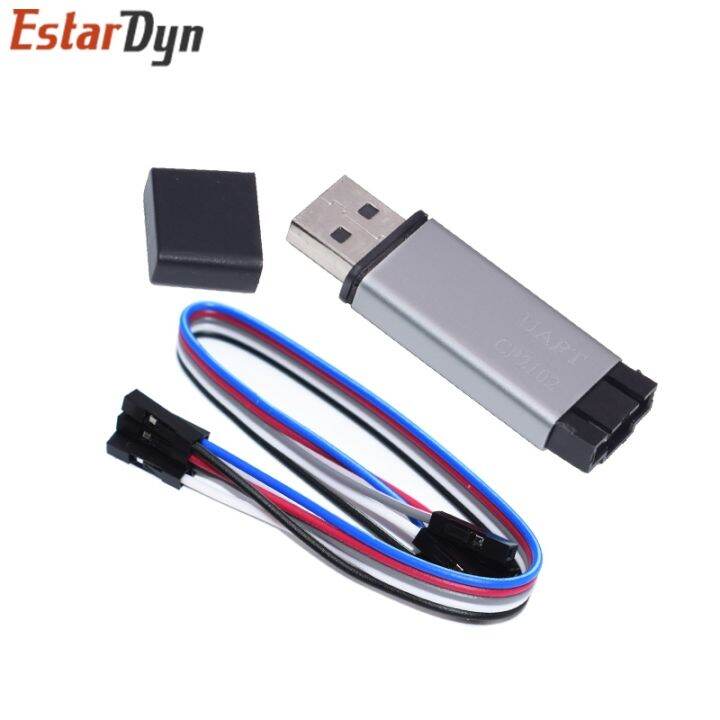 cp2102-usb-2-0-to-uart-ttl-5pin-connector-module-serial-converter-stc-replace-ft232-ch340-pl2303-aluminum-shell-cp2102-usb-2-0