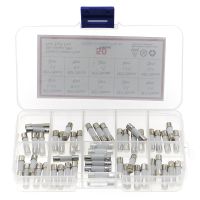 50pcs/box 10 Kinds Fast Ceramic Fuses Kit 250V 5mm x 20mm 0.25A 0.5A 1A 2A 3A 5A 8A 10A 15A 20 AMP Fuse Tube Assortment