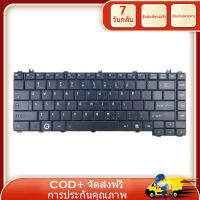 แป้นพิมพ์สำหรับแล็ปท็อปสำหรับ Toshiba Satellite L600 C600 C600D L600D L630 L640 L700 โน้ตบุ๊ค Us สีดำ