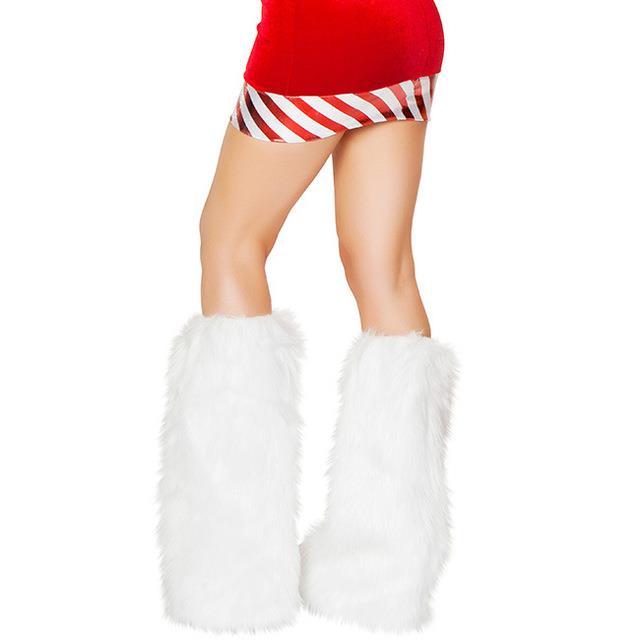 cos-imitation-ชุดคริสต์มาสเซ็กซี่ผู้หญิงคอสเพลย์ชุดซานตาคลอสสีแดงลายโบว์ที่ไม่มีสายหนังเปลือยพรรคมินิเดรสผู้ใหญ่