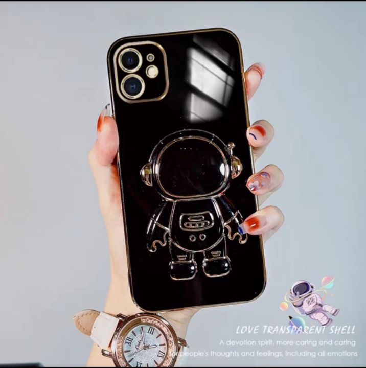 เคสนักบินอวกาศมีขาตั้ง-สำรับรุ่น-samsung-a05s-a14-a24-a34-a54-a04-a04s-a13-a73-a53-a52-a52s-a12-m12-a22-a23-a03-a50-a50s-a30s-นิ่ม-เคส-สิชิโคนขอบตรงกันกล้อง