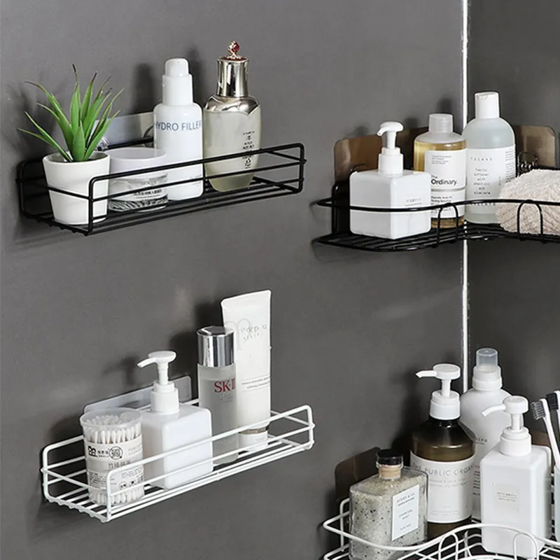 GCP Products 4 Layer Bathroom Shower Bath Caddy Corner Storage Rack Wall  Shelf Pole Organizer