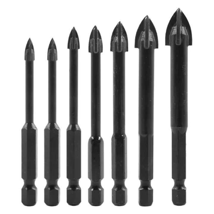 Farfi Cross Triangle Drill Bit Low Resistance Universal Cross Triangle