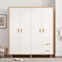 [Free ship] Wardrobe Bedroom Assembly Cabinet Economical Large Rental Room