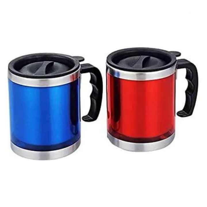 MUG KANTOR STAINLESS 450ML WARNA POLOS SOUVENIR Lazada Indonesia