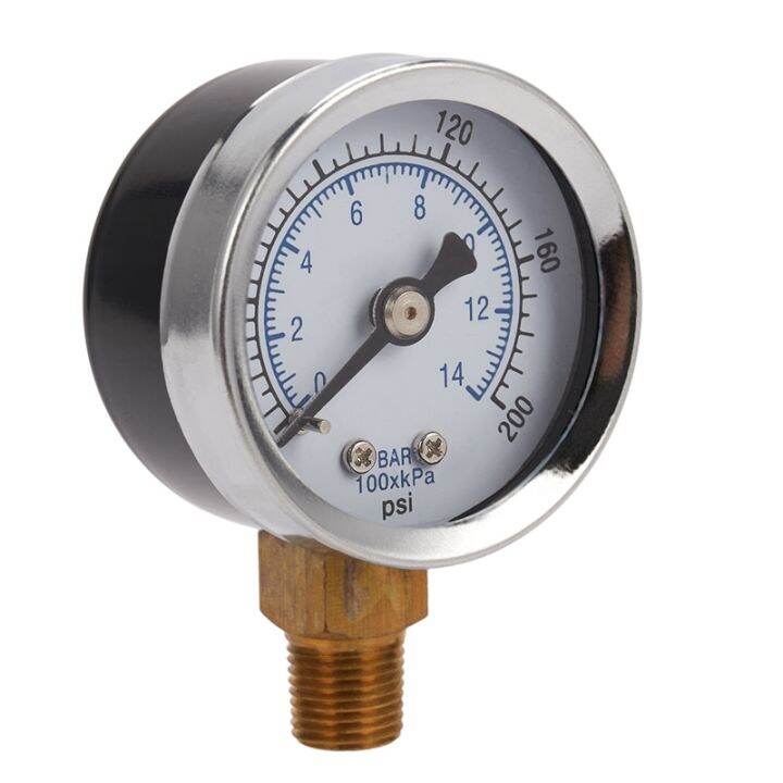 ts-40-14-bar-0-200-psi-0-14-bar-pressure-gauge-1-8-male-npt-pressure-gauge-air-compressor-hydraulic-vacuum-gauge-manometer