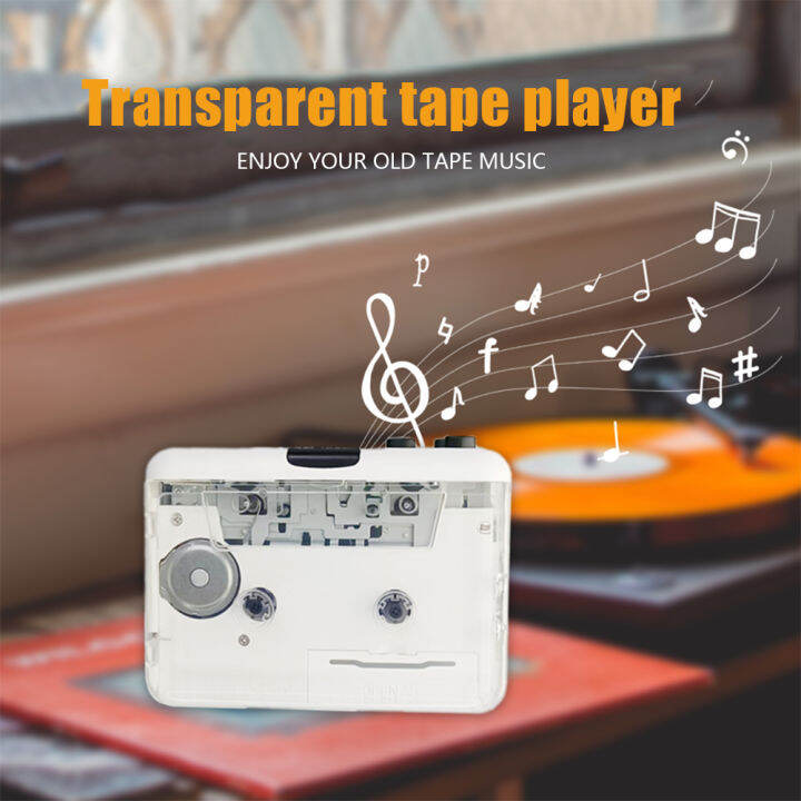 FG Cassette Player Full Transparent Shell Cassette To MP3 Format Tape