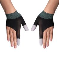 1/2 Pairs L1R1 Mobile Game Finger Cots Gaming Sweatproof Anti-slip Touch Screen Sleeve Breathable Gaming Accessories Fiber Glove