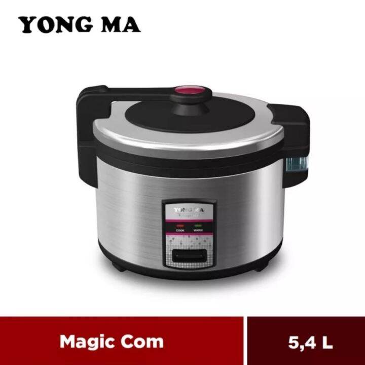 Rice Cooker Jumbo Yongma SMC 5049 Magic Com Penanak Nasi Besar Kapasitas 5,4 Liter Stainless