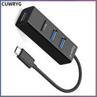 CUWRYG ตัวอ่านการ์ดความจำตัวแยก USB อะแดปเตอร์ความเร็วสูงเมาส์แป้นพิมพ์คอมพิวเตอร์ตัวขยาย USB-C ฮับ Type-C USB