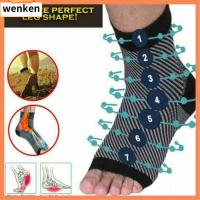 WENKEN 1 Pair Unisex ยางยืด ป้องกันความเมื่อยล้า ถุงเท้าบีบอัด Plantar Fasciitis บรรเทาอาการปวดเท้า ถุงเท้าเท้า รองรับอุ้งเท้า