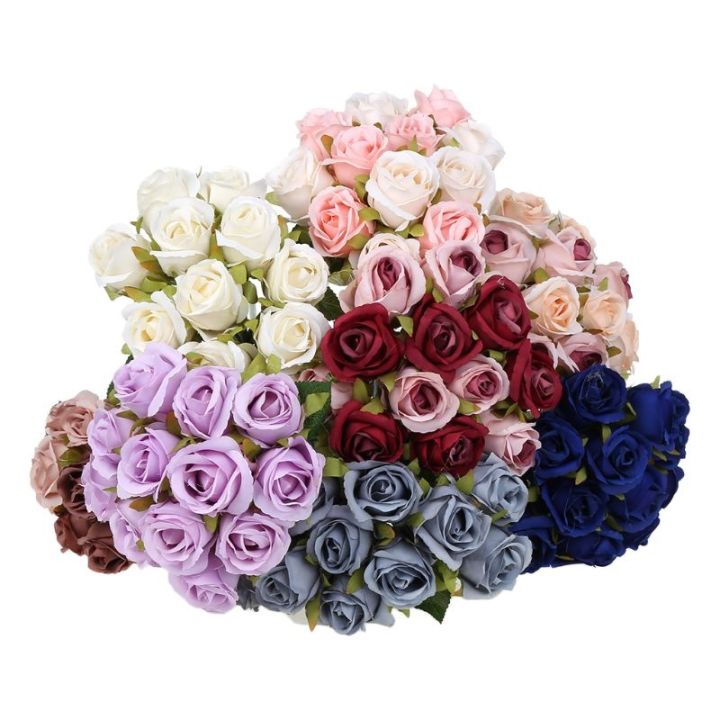cw-12-headsartificial-rosesilk-bouquet-weddinghomebeauty-cheap-fake-flowers-indoor-accessories-hot