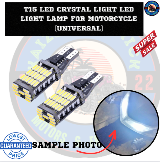 YAMAHA MIO i 125 Motorcycle WHITE 1 pair T15 4014 45SMD Led