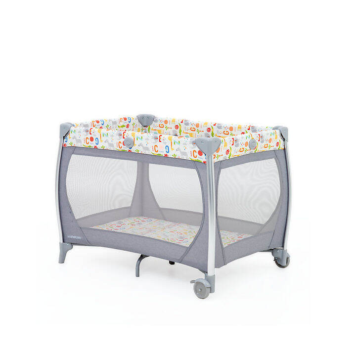 เตียงนอนเด็กอ่อน-mothercare-bassinet-travel-cot-with-changer-and-sounds-unit-hello-friend-kb246