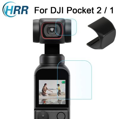Screen Protector With Lens Cap for DJI Pocket 2/Osmo Pocket LCD Screen Tempered Glass + Lens Protective Film + Cover Accessories