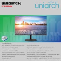 สินค้าใหม่ Uniarch MT-24-L  24″ LED Monitor 1080P Video Surveillance Monitor