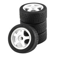 4Pcs Plastic Wheel Rubber Tire for ARRMA 1/7 INFRACTION 6S F1 LIMITLESS RC Car