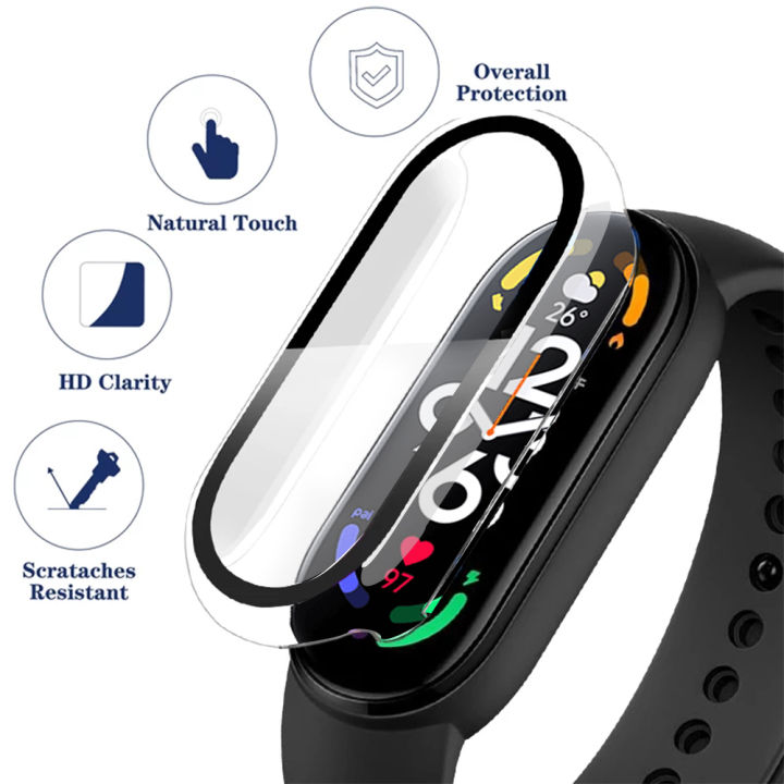 miband-7-ตัวเรือน-กระจก-สำหรับ-xiaomi-mi-band-7-เคสกันรอยหน้าจอ-เคส-mi-band-7-ฟิล์มกระจกกันรอย