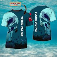 T SHIRT - (All sizes are in stock)   Harajuku style 3D scuba art print casual short sleeved T-shirt, T SHIRTable for both men and women -1  (You can customize the name and pattern for free)  - TSHIRT