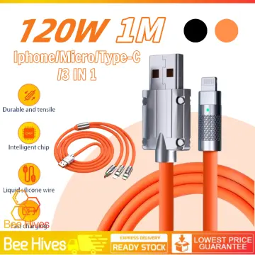 READY STOCK] CABLE SPRING PROTECTOR - 3 in 1 1Meter cable need 3-4pcs