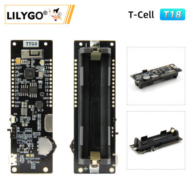 Lilygo®Ttgo T-cell ESP32 Development BOARD WiFi บลูทูธไร้สายโมดูล18650แบตเตอรี่แผ่น4MB แฟลช8MB PSRAM สำหรับ Arduino