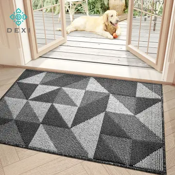 DEXI Indoor Doormat, Non Slip Absorbent Resist Dirt Entrance Rug