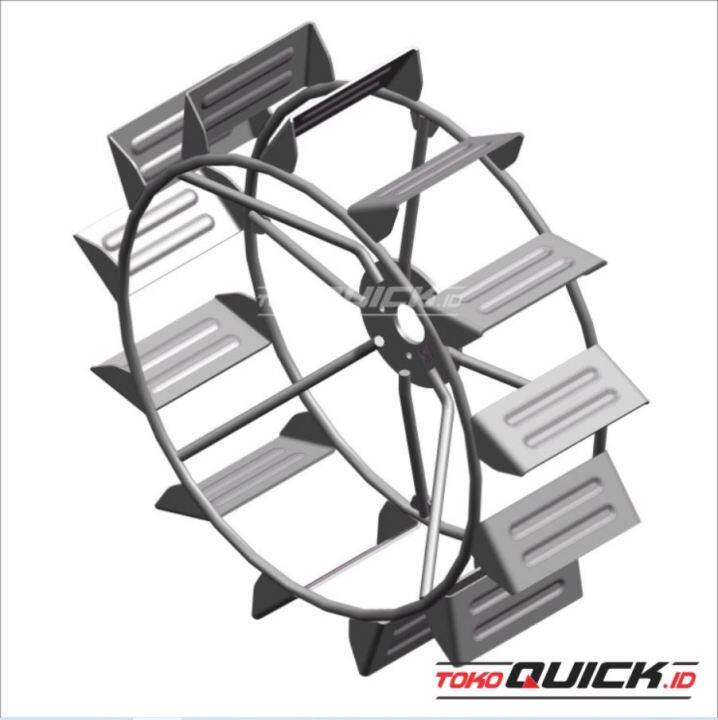 Roda Besi Original Traktor Quick G1000 Tapak Lebar - Cage Wheel Sub ...
