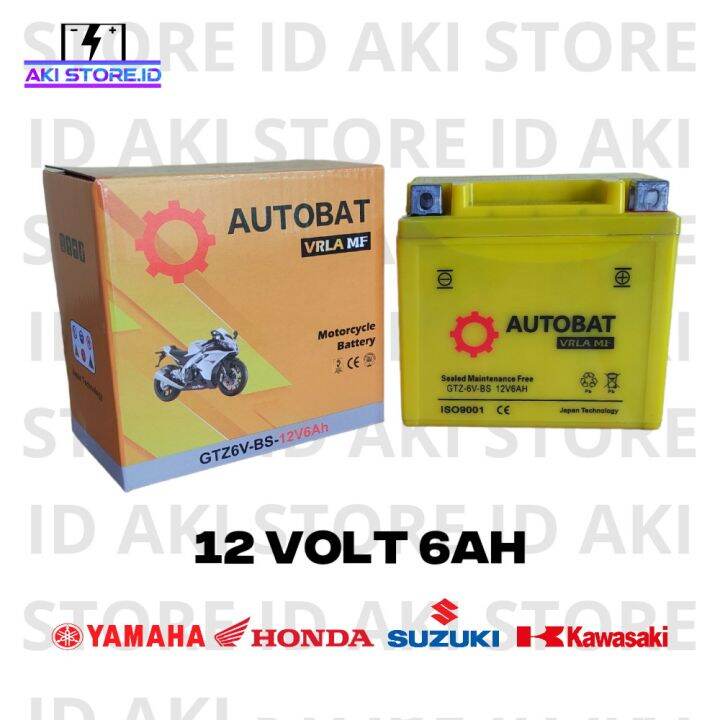 Aki Motor Honda ADV 150 Adventure 150 GTZ6V Autobat Accu Kering MF