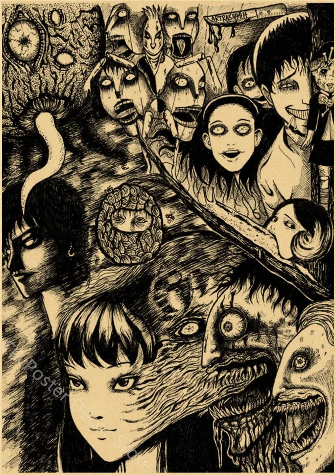 Poster: Junji Ito Collection - Horror Manga Artwork (24x36) – BananaRoad