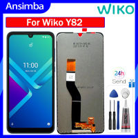 Ansimba หน้าจอดั้งเดิมสำหรับ Wiko Y82 LCD หน้าจอ LCD ชิ้นส่วนหน้าจอสัมผัสแสดงสำหรับ Wiko Y82จอสำรอง