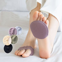 Half Insoles For High Heel Support Five-toe Socks For High Heel Comfort Womens High Heel Foot Pads Shock-absorbing Forefoot Pads For Heels Toe Pad Inserts For High Heels