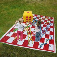 Outdoor Inflatable Mat Snake Ladder Chess Educational Kids Toys Portable Flying Chess Board Game Parent-child Family party Game Board Games