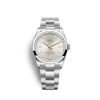 นาฬิกาข้อมือ Rolex Oyster Perpetual (OP) Silver 31,36,41mm (Top Swiss) (สินค้าพร้อมกล่อง) (ขอดูรูปเพิ่มเติมได้ที่ช่องแชทค่ะ)