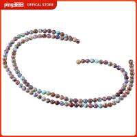 PING3693 120Pcs สีสันสดใส ลูกปัดแจสเปอร์ของจักรพรรดิ 6mm ครับ สีฟ้าและสีม่วง ตะกอนทะเล Braclet braclet อิมพีเรียลแจสเปอร์ การทำเครื่องประดับ