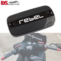 ฝาครอบถ้วยน้ำมันฝาถังของเหลวสำหรับ HONDA Rebel 250 300 500 500S 1100 CMX 2017-2022อลูมิเนียม CNC รถจักรยานยนต์อ่างเก็บน้ำเบรคหน้า