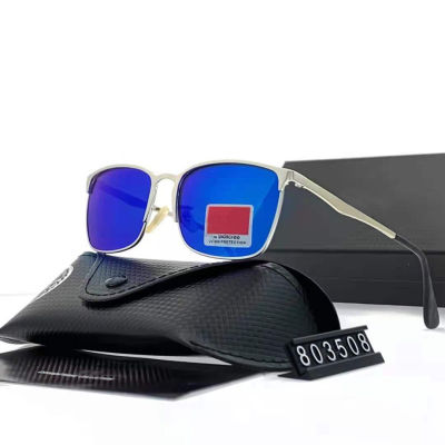 Fashion Brand Sporty Men Sunglasses Alloy Metal Frame Polaroid HD Polarized Lens With Blue Coating Driving Glasses Gafas De Sol