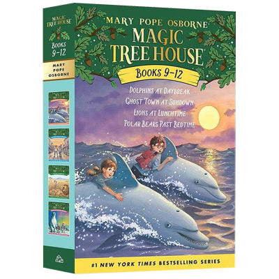 Magic Tree House 9-12 boxed English Original Magic Tree House English adventure literary novel