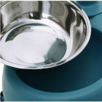 500ML Dog Water Feeder ขวดน้ำสุนัขอัตโนมัติสแตนเลส Cat Dog bowls Supplies2023