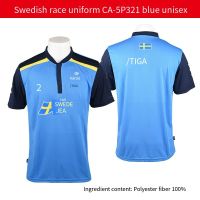 Stiga Sweden Team Table Tennis Clothes Sportswear Quick Dry Short Sleeve Ping Pong Tshirts Sport Jerseys 2022 Tops