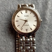 Đồng hồ alba Seiko size 33mm Nam nữ , mặt kính saphia chống sước