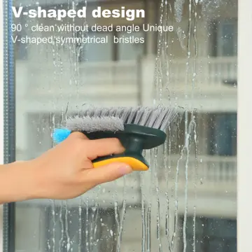 Durable Grout Cleaner Brush Portable Tile Joints Scrubber Fish Tank Window  Dead Corner Gap Brush Small Tile Grout Cleaning Tools