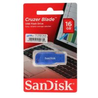 SanDisk แฟลชไดร์ฟ 16GB CRUZER BLADE (SDCZ50C) Blue