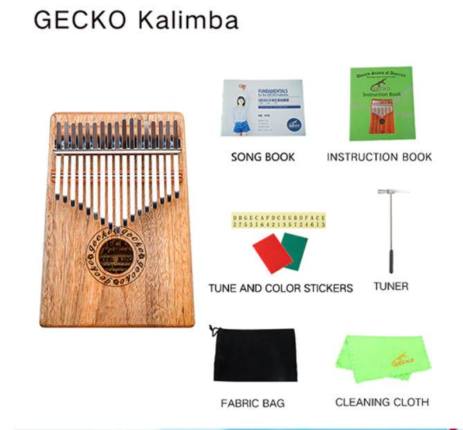คาลิมบา-gecko-ไม้การบูรกลิ่นหอม-เสียงนุ่ม-กังวาน-kalimba-gecko-k17ca