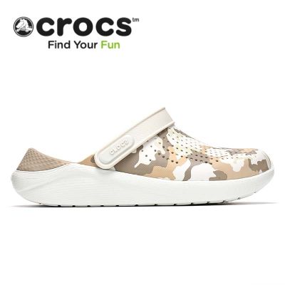 〖ใหม่เอี่ยมของแท้〗Crocs 2023 รองเท้าแตะกีฬาผู้ชายรองเท้าผู้หญิงรองเท้าชายหาดรองเท้าก้นแบนสบายๆกันลื่นคู่รักลุยน้ำเพื่อหายใจ