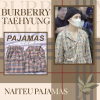 【NEW Popular02】♠HC Burberry ชุดนอนช็อคโกแลตศิลปินเกาหลี BTS Tae Hyung ของขวัญ NCT Kpop Idol Jahyun Jae Hyun Mark HC Piyama Coklat Korea Arkinian