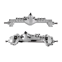 New Metal Integrated AR45 Portal Axle Accessories for Axial SCX10 III AXI03007 1/10 RC Crawler Car Upgrades Parts,Silver