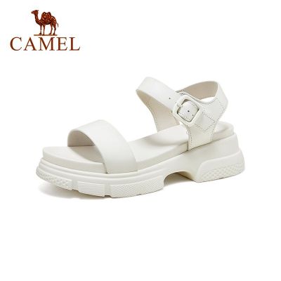 TOP☆Cameljeans Womens Shoes Summer New Thick-soled Sandals for Women