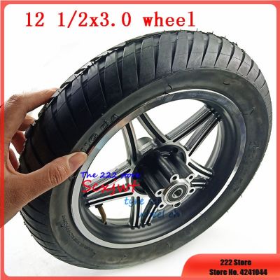 Motorcycle accessories 12 1/2 X 3.0 Wheel Tire Inner Tube Rim Set fits electric scooters E-bike folding bicycles 12 wheels