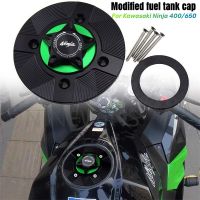 ที่คลุมถังน้ำมัน CNC สำหรับ Kawasaki Ninja 400/ 650 /ZX-6R ปลดเร็วอุปกรณ์เสริมรถจักรยานยนต์